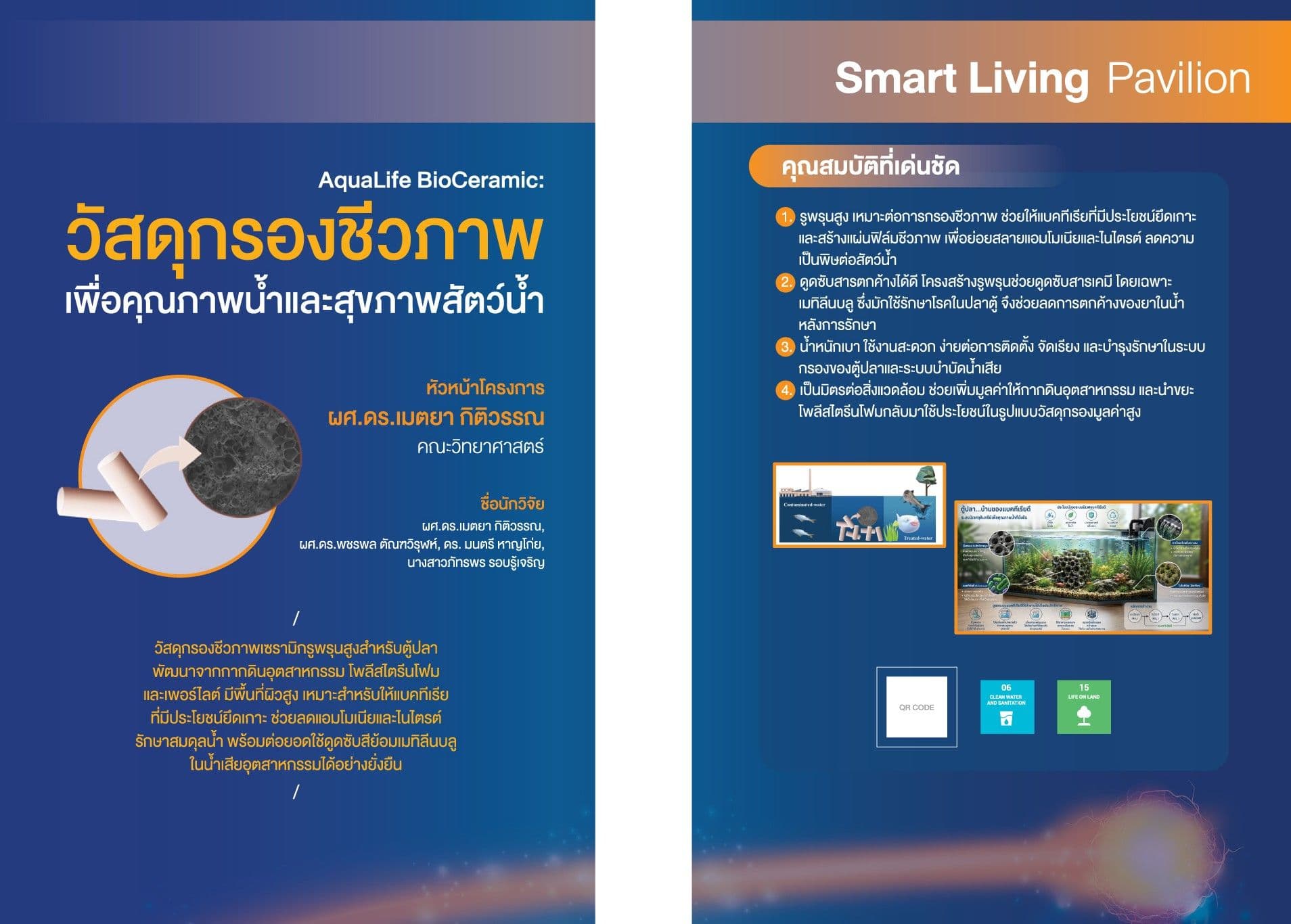 การพัฒนาวัสดุซับดินผสมเพอร์ไลต์สำหรับการบำบัดปนเปื้อนเมทิลีนบลู